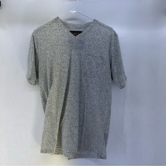 5/$25 Broken threads mens v neck grey tee large - Picture 1 of 4